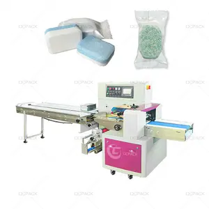 Flow Horizontal Automatische Spülmaschine Tablet Packing Machine Geschirrs püler Tablet Wrapping Machine