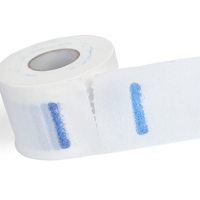 Fournisseur de bandeaux jetables pour le cou, rouleaux de papier de coiffure professionnels, salon de barbier, blanc, extensible, 5 rouleaux