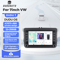 DUDUAUTO DUDU7 A7870 Reproductor Multimedia para Auto con Carplay, Unidad Principal de Radio para VW Volkswagen Jetta Passat Golf Polo Seat Skoda