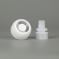 Capuchon anti-étouffement en PE de 8,6 mm en forme de champignon, en plastique de qualité alimentaire, pour poche de purée de fruits pour bébé