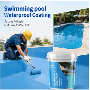 Peinture acrylique flexible imperméable pour piscines hors sol, <span class=keywords><strong>à</strong></span> adhérence supérieure, ultra longue durée, bloquant les UV - Product Image 1