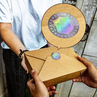 L'autocollant multicouche d'hologrammes de sécurité marque la protection incassable