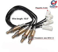 Capteur d'oxygène 11171843 15717 pour la détection des gaz d'échappement des voitures, haute stabilité, pièces de rechange, sonde lambda automobile