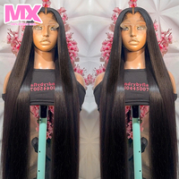 Perruques frontales en cheveux naturels bruts du Cambodge, 30-40 pouces, densité 300, perruques en cheveux vierges, perruques Lace Front pour femmes, perruques sans colle en cheveux humains bruts