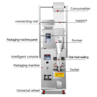 Machine d'emballage automatique tout-en-un haute efficacité multi-usages pour noix/céréales/en-cas et poudres