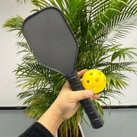 Raquette de pickleball professionnelle haut de gamme en fibre de carbone sablée certifiée, conçue pour un sweet spot optimal, idéale pour l'entraînement