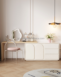 Jinshan nhãn hiệu riêng tủ quần áo Vanity bảng gỗ hiện đại trang điểm vanities gương mặc quần áo đồ nội thất phòng ngủ lưu trữ mở rộng - Product Image 6