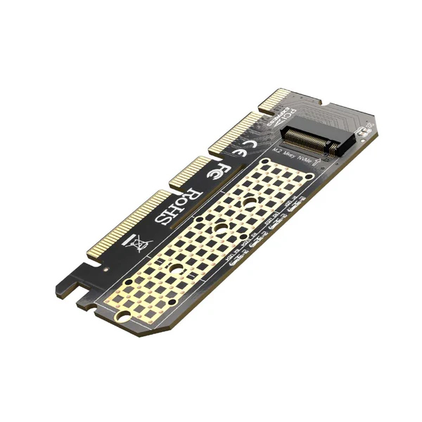 Portable M.2 SSD NVME (m Key) and NGFF (b Key) to PCI-e 3.0 X 4 Expansion Card Dual M.2 PCIE Adapter