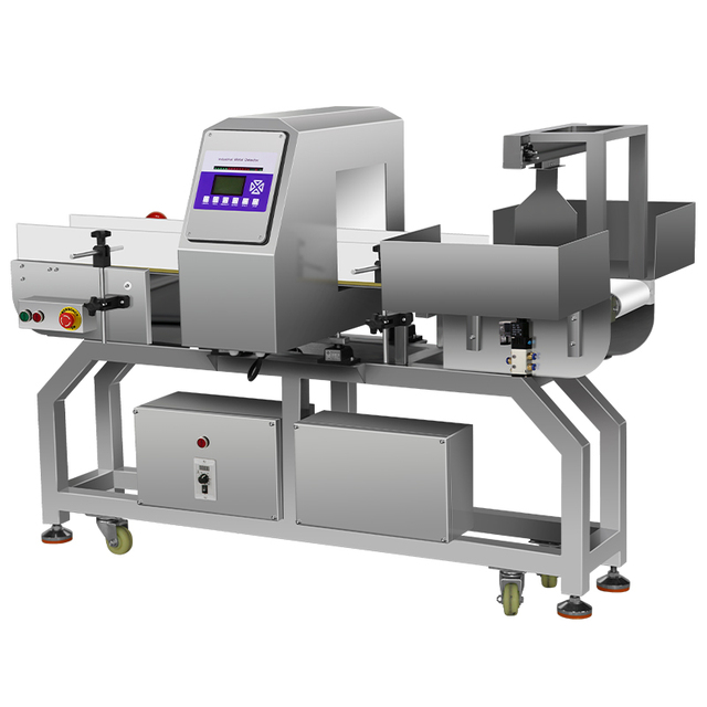 Food Metal Detector Conveyor Belt Metal Detector Automatic Reject Machine Industrial Inspection Equipment
