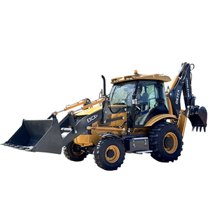 รถตักล้อยาง EVERSTAR รุ่น Backhoe Loader น้ำหนัก 9500 กก. เครื่องยนต์ดีเซล 7 กิโลวัตต์ ขับเคลื่อน 4 ล้อ ความจุบุ้งกี๋ 2 ตัน รับประกัน 1 ปี ผลิตในจีน - Product Image 1