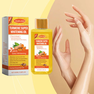 Óleo Corporal de Cúrcuma 100ml Anti Dark Pot e Anti Envelhecimento Clareamento Body & Face Óleo Essencial de Cúrcuma Extrato para Pele Massagem - Product Image 5