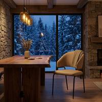 Meistverkaufte Zeitgenössische Langlebige Leder-Stoff Esszimmerstühle mit Lackierten Metallbeinen Möbel für Küche und Lounge