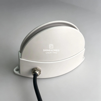 Luminaire d'extérieur moderne en aluminium étanche IP65, faisceau linéaire unidirectionnel pour éclairage d'accentuation mural de couloir