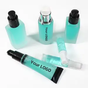 Crème hydratante pour le visage Faites votre propre base de fond de teint Minéral Vegan Luxury Luminous Private Label Liquid Face Primer