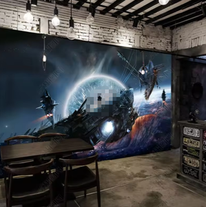 วอลเปเปอร์ไวนิลต่อสู้3D อวกาศตกแต่งบ้าน - Product Image 3