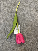 Bouquets Simulés W-A0030 Artificielle Real Touch Tulipes Hot Pink Touch Fleur Décoration De Mariage Fleurs