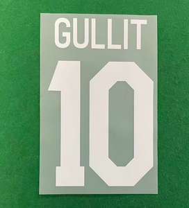 แผ่นปะติดเสื้อฟุตบอลแบบรีโทร ลายชื่อและหมายเลขของกุลลิต ฟานบาสเตน ครอยฟ์ สำหรับชุดเหย้าและชุดเยือน  วัสดุแบบฟล็อก  แบบรีดติดด้วยความร้อน - Product Image 3