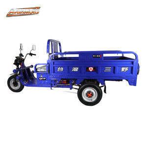 加纳最受欢迎的500千克80公里范围1200瓦电动三轮红色库存工厂 - Product Image 6