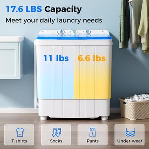 Very Hot Popular of Top Loading Portable Twin Tub/semi Auto /portable <b>Mini</b> Washing Machine - Product Image 2