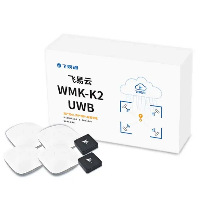 Feasycom WMK-K2 UWB Bluetooth Gateway BLE tag nirkabel Indoor Goods pekerja lokasi Real Time IoT Solution Kit