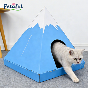 Nueva Cama para Gatos con Diseño Popular de Montaña <span class=keywords><strong>Fuji</strong></span>, Casa para Gatos en Forma de Triángulo, Tienda de Campaña, Cueva para Dormir - Product Image 5