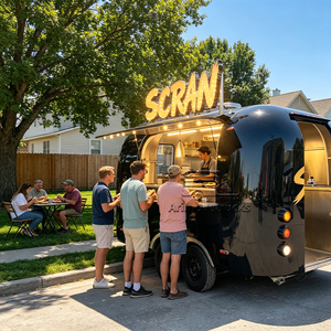 Custom Mobile <strong>Food</strong> Trailers Fully Equipped Usa Approved Step Van <strong>Food</strong> <strong>Trucks</strong> <strong>Sale</strong> Commercial Fast <strong>Food</strong> <strong>Truck</strong> for Pizza Hot Dog - Product Image 2