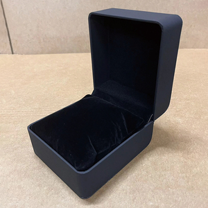 Factory Direct Sale Classic Black PU Leather <b>Watch</b> & Jewelry Box Custom Logo for Men Women Bracelet <b>Case</b> Luxury Gift Packaging - Product Image 1