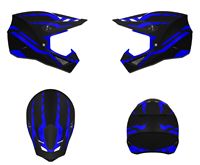 Casque de moto intégral 2025 avec casque de motocross ABS graphique personnalisé certifié DOT