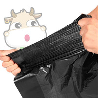 Sacs poubelles transparents en PEHD à fond scellé, doublures de poubelle robustes sans noyau en rouleau, 7-10 gallons, 12-16 gallons, 20-30 gallons