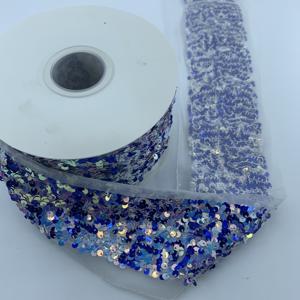 Rubans <span class=keywords><strong>à</strong></span> paillettes spéciaux en plusieurs couleurs pour accessoires de cheveux ou textiles de maison, emballage cadeau ou décoration de sacs <span class=keywords><strong>à</strong></span> <span class=keywords><strong>main</strong></span>. - Product Image 2