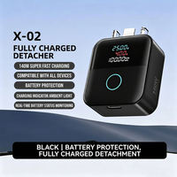 Adaptateur de charge super rapide 140W avec écran LCD intelligent pour surveillance en temps réel et protection de la batterie