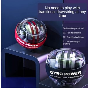 CZ Custom - Pelota de Ejercicio para Muñecas con Cinco Luces de Colores, Entrenamiento de Agarre, Pelota Metálica Autoelevable para Muñecas - Product Image 4