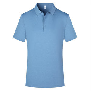 Polo à manches courtes, couleur unie, polyester respirant, pour usage quotidien, vêtements de travail, impression de logo personnalisé, uniforme de groupe, chemise culturelle - Product Image 2