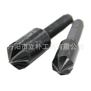 Seven Blade Chamfering Bit Carbon Steel 13mm Shank For Woodworking Drilling Hole Opening Positioning Tool - Product Image 2