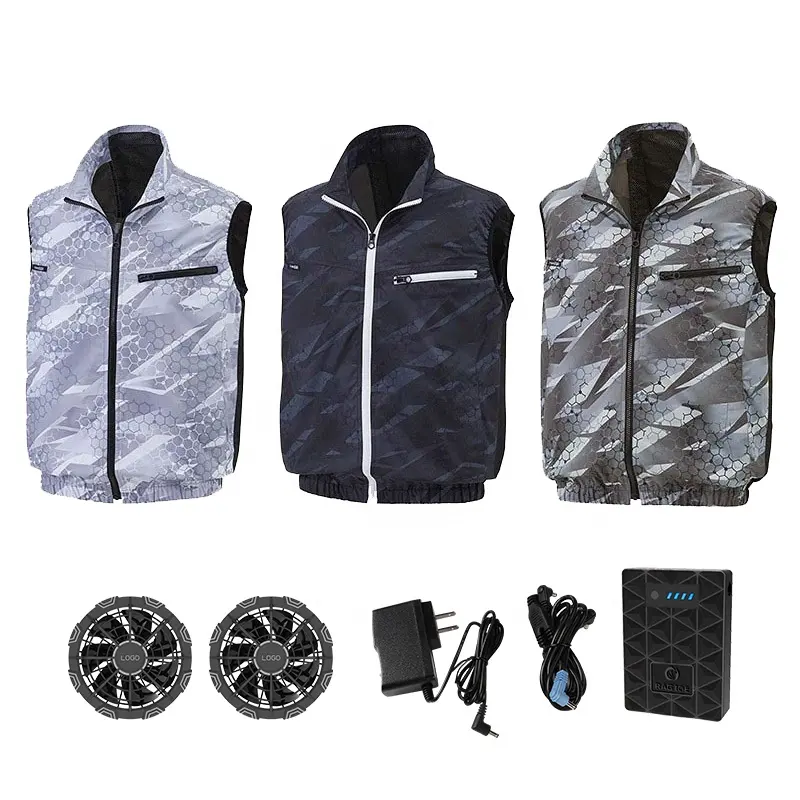 Japanese Fashion New Function Ultra Light Men's Outdoor Summer Working Wear Cooling Fan Vest Clothes