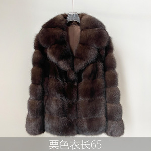 Cappotto Invernale di Lusso <span class=keywords><strong>in</strong></span> Pregiata Pelliccia Sintetica di Zibellino, Finto Zibellino Viola, <span class=keywords><strong>Trench</strong></span> Invernale Ispessito Caldo alla Moda, Cappotto Sexy <span class=keywords><strong>in</strong></span> Pelliccia Sintetica - Product Image 4