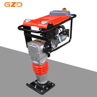Pilon vibrant GZD robuste 5,5 CV à moteur essence pour compactage de terre et de sol, équipement de construction