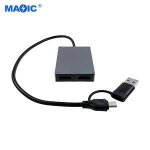 Usb C Dual <span class=keywords><strong>Hdmi</strong></span> estación de acoplamiento USB3.0/USB C <span class=keywords><strong>a</strong></span> <span class=keywords><strong>Hdmi</strong></span> <span class=keywords><strong>Cable</strong></span> adaptador USB3.0/tipo C <span class=keywords><strong>a</strong></span> <span class=keywords><strong>Hdmi</strong></span> 4K <span class=keywords><strong>Otg</strong></span> adaptador divisor para ordenador portátil - Product Image 2