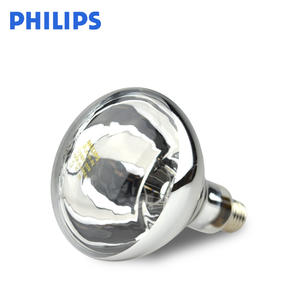 <span class=keywords><strong>PHILIPS</strong></span> 250W E27 CL <span class=keywords><strong>Ampoule</strong></span> chauffante infrarouge en verre dur transparent BR125 IR pour équipement de physiothérapie - Product Image 2