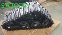 Kit d'assemblage de chenilles d'essieu arrière pour VTT Go Kart Buggy Quad Kit de chenilles en caoutchouc d'essieu arrière pour VTT Snow Sand Snowmobile Motorcycle