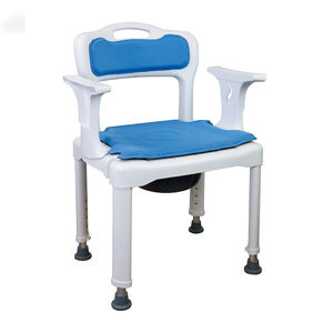 New Non-Slip Elderly <b>Shower</b> Chair Bath Stool <b>Portable</b> Adjustable Lightweight 136kg Capacity Easy to Use - Product Image 2