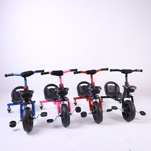 Triciclo para niños con rotación de 360 grados, asiento ajustable, de 2 a 4 años, juguete de ciclismo con cesta y ruedas de entrenamiento - Product Image 5