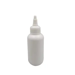 HLDPE 95ml spremere la plastica con tappo a torsione utilizzato per la bottiglia di pigmento bottiglia di inchiostro di plastica vuota bottiglia di olio per capelli con colore personalizzato