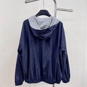 Chaqueta Ligera con Capucha para Mujer, Cortavientos, con Cierre, Dobladillo Elástico, Ropa Deportiva Informal - Product Image 2