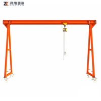 Mini-grue portique électrique portative d'intérieur à vendre, grue portique RTG électrique compacte de 5, 8 et 10 tonnes