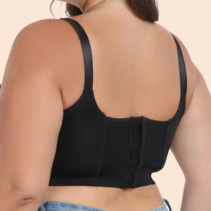 BCDEFG Sujetador de talla grande Estilo Europeo Americano Ropa interior sólida Ajustable Push-Up para <span class=keywords><strong>pecho</strong></span> grande Pequeño - Product Image 3