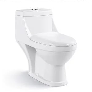 Backlog Stock Low Price One Piece Toilet bowl economic wc For Bathroom Sanitary Wares