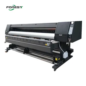 I3200 1.8m 1.9m Digital Textile Printing Machine Banner Polyester Dye Sublimation Printer For Flatbed Printer