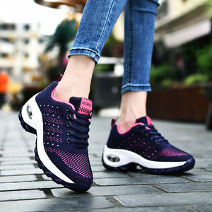 Tazza <span class=keywords><strong>44</strong></span> nuove Sneakers Casual da <span class=keywords><strong>donna</strong></span> <span class=keywords><strong>scarpe</strong></span> a dondolo con zeppa a cuscino d'aria - Product Image 4