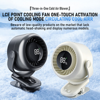Ventilateur mural rechargeable à clipser, oscillation automatique, minuterie intelligente, silencieux, petit ventilateur de refroidissement pour salle de bain, cuisine, utilisation murale